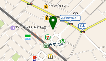 ゼッテリア みずほ台東武ストア東店の地図画像