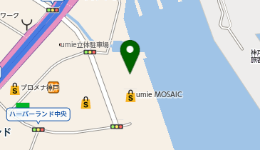 ゼッテリア 神戸ハーバーランド店の地図画像
