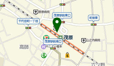 ゼッテリア アルカード茂原FS店の地図画像