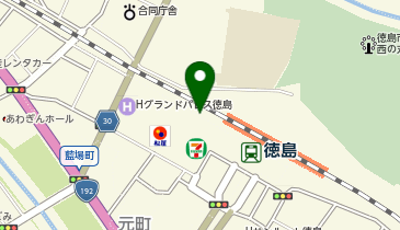 ゼッテリア 徳島クレメントプラザ店の地図画像
