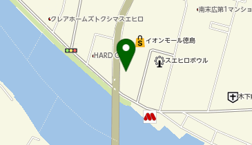 ゼッテリア イオンモール徳島店の地図画像