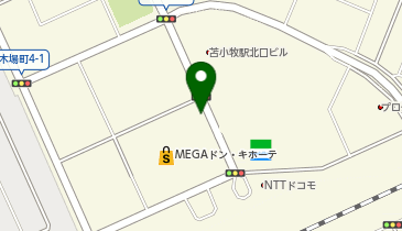 ゼッテリア MEGAドン・キホーテ苫小牧店の地図画像