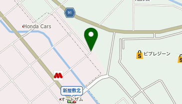 ゼッテリア イオンモール福岡店の地図画像