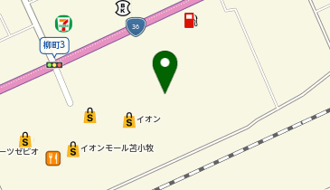 ゼッテリア イオンモール苫小牧店の地図画像