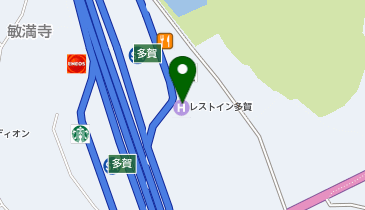ゼッテリア EXPASA多賀店の地図画像