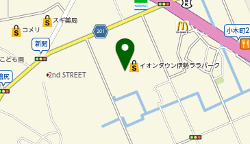 ゼッテリア イオンタウン伊勢ララパーク店の地図画像