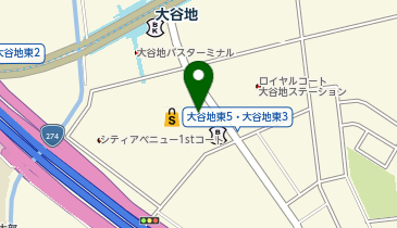 ゼッテリア 大谷地キャポ店の地図画像