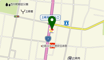 ゼッテリア 7号秋田土崎店の地図画像