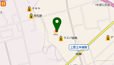 ゼッテリア ラスパ御嵩店の地図画像