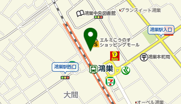 ゼッテリア エルミこうのす店の地図画像