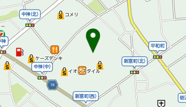 ゼッテリア イオンモールとなみ店の地図画像