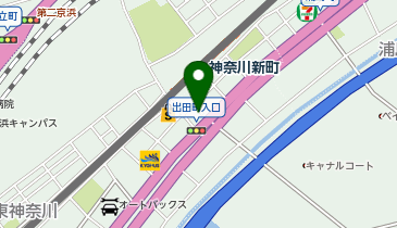 ゼッテリア 京急神奈川新町店の地図画像