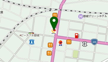 ゼッテリア 都城平江店の地図画像