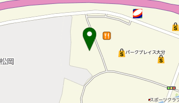 ゼッテリア パークプレイス大分店の地図画像