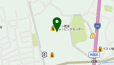 ゼッテリア イオン穂波FS店の地図画像