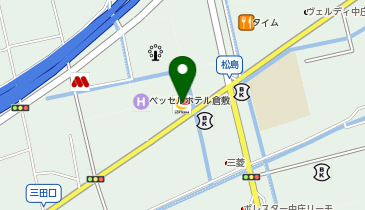 ゼッテリア 倉敷中庄店の地図画像