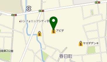 ゼッテリア アピタ宇都宮FS店の地図画像