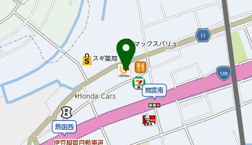 ゼッテリア 函南店の地図画像
