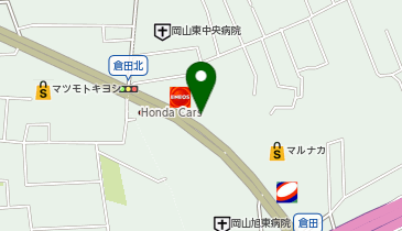 ゼッテリア 岡山平井店の地図画像
