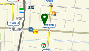 ゼッテリア 津島店の地図画像