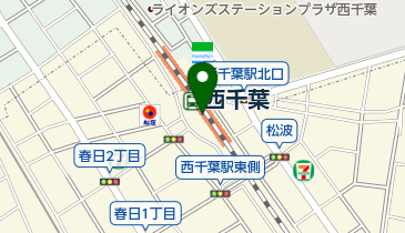 たいやきの鯛吉 ペリエ西千葉FSの地図画像
