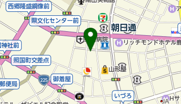 鯛吉鹿児島山形屋FSの地図画像