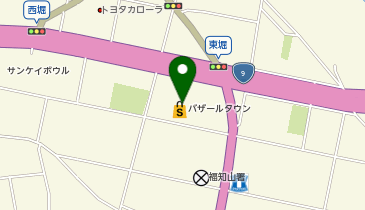 toto取扱 バザールタウン福知山の地図画像
