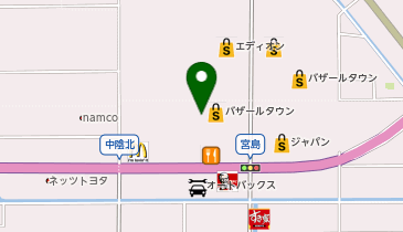 toto取扱 バザールタウン豊岡メガストック館の地図画像