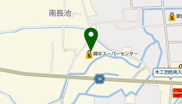 toto取扱 綿半ホームエイド長池店の地図画像