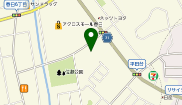 toto取扱 スーパースポーツゼビオ春日店の地図画像