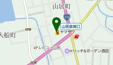 toto取扱 ヤマザワ山居町店宝くじ夢売場の地図画像