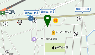 toto取扱 鈴鹿ハンターの地図画像