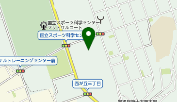 toto取扱 屋内トレーニングセンター・イースト(東館)の地図画像