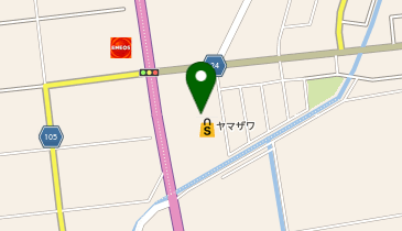 toto取扱 ヤマザワ中山店宝くじ夢売場の地図画像