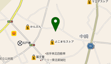 toto取扱 よこまちストア五戸店 宝くじ売場の地図画像