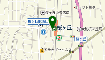 toto取扱 小田急宝くじ桜ヶ丘店の地図画像
