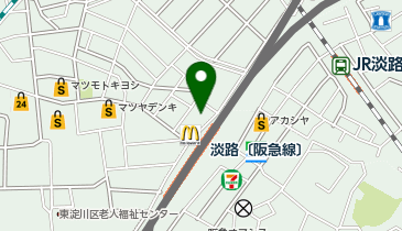 toto取扱 チャンススポット淡路駅前の地図画像