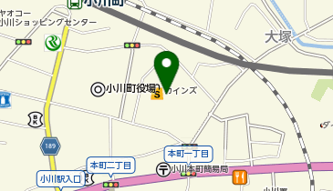 toto取扱 カインズ小川宝くじショップの地図画像