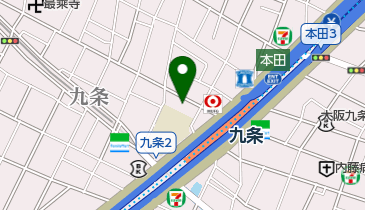 toto取扱 西区九条 宝くじ売場の地図画像