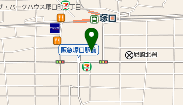 toto取扱 阪急塚口駅前サンサンタウン店の地図画像