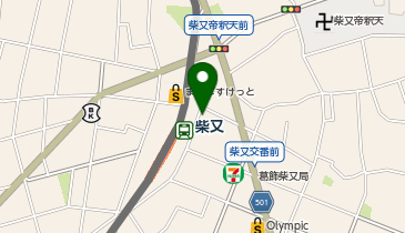 toto取扱 京成柴又駅前売場の地図画像