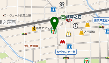 toto取扱 武庫之荘ラッキーステーションの地図画像