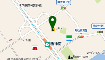 toto取扱 甲南チケット セリオ西神南店の地図画像