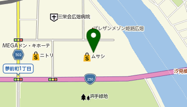 toto取扱 ホームセンタームサシ姫路店の地図画像