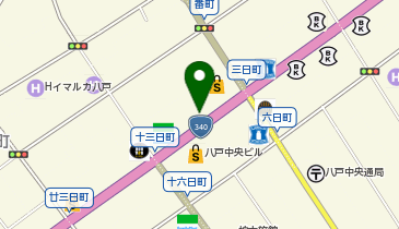 toto取扱 よこまち三日町くじ売場の地図画像