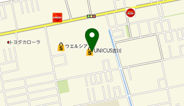 toto取扱 ウニクス吉川宝くじショップの地図画像