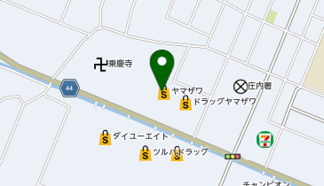 toto取扱 ヤマザワ余目店宝くじ夢売場の地図画像