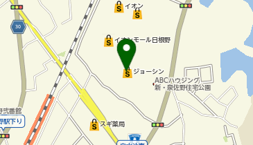 toto取扱 日根野イオンチャンスセンターの地図画像
