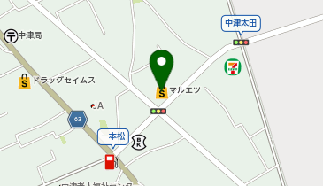 toto取扱 中津マルエツチャンスセンターの地図画像