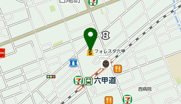 toto取扱 六甲フォレスタチャンスセンターの地図画像